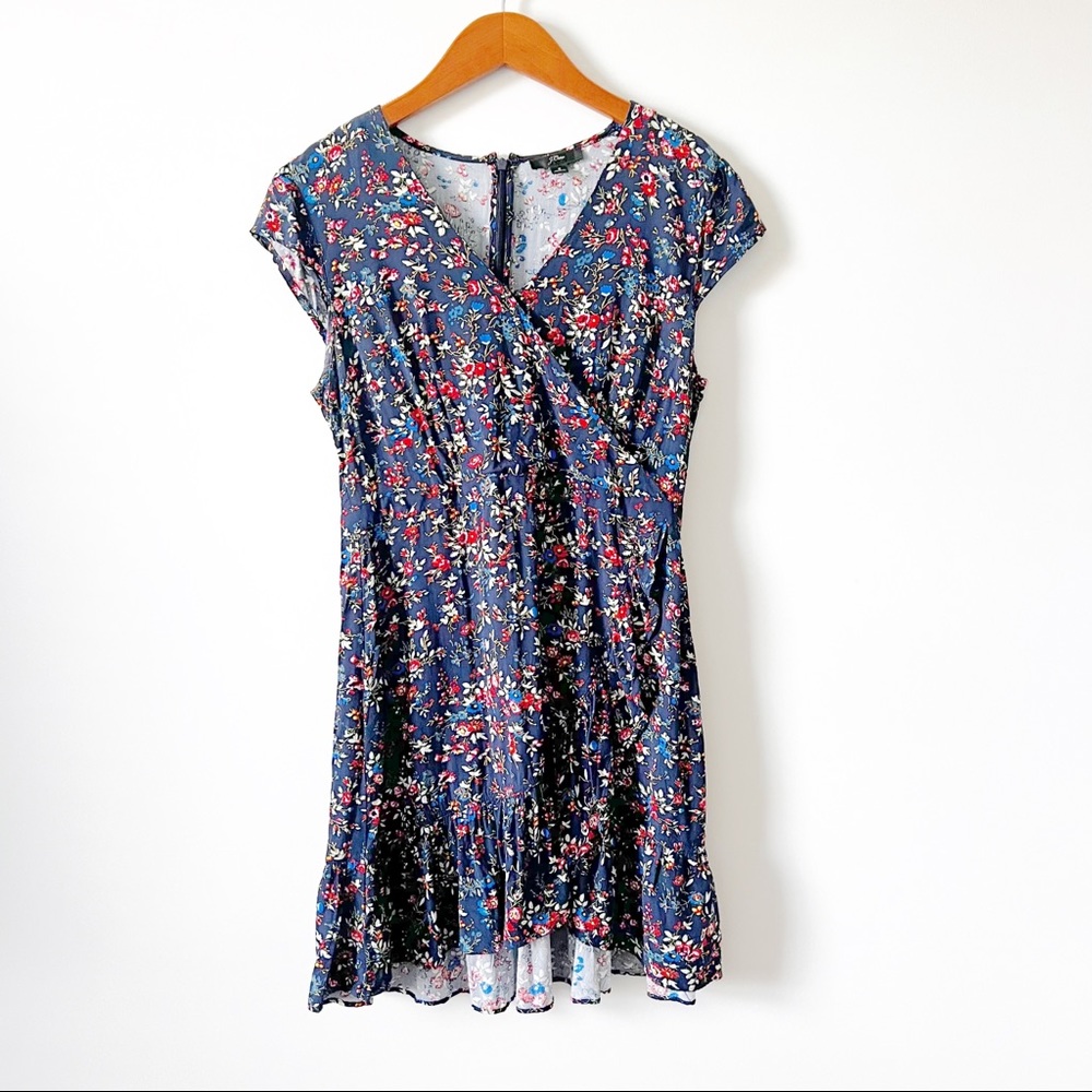 J Crew Ruffle Front Mini Dress - Picture 4 of 8